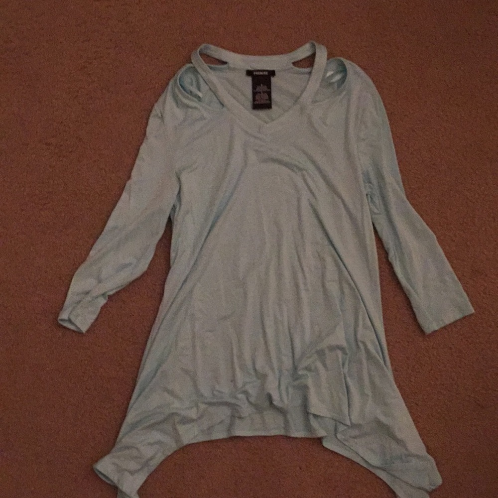Crop sleeve top